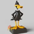 Daffy-Duck.gif Daffy Duck-classic cartoons Fanart--standing pose-FANART FIGURINE