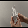 GifBorder.gif OBJ-Datei DISNEY STYLE CASTLE - RING BOX・3D-Druckvorlage zum Herunterladen, SegerbergDesign