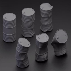 High-Angle.gif Free 3D file Barrels!・3D printer design to download
