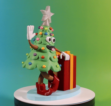 Cartoon Christmas Tree