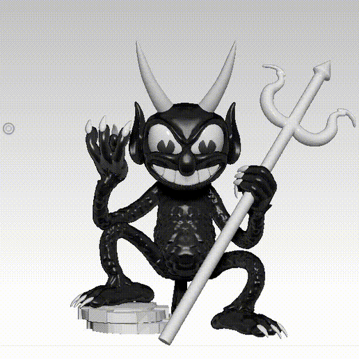 Cuphead's The Devil 3D model