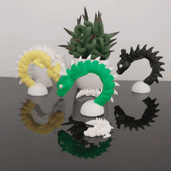 Dragon3.gif 3D-Datei Flexi-Drachen-Schlüsselanhänger (super mini)・3D-druckbares Modell zum herunterladen