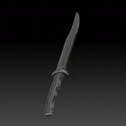 faca.gif Файл STL Нож из фильма "Крик・Дизайн 3D принтера для загрузки