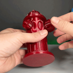 fire_hydrant_opening.gif Archivo STL Contenedor de almacenamiento de la boca de incendios・Objeto de impresión 3D para descargar