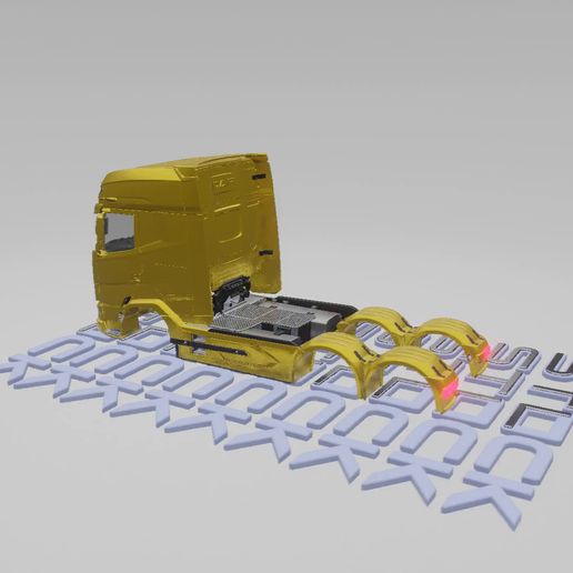 Video-Daf.mp4 DAF XG 1/14 BEDRUCKBAR FUNKTIONAL