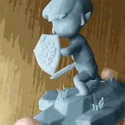 printed3.gif STL file Link - Legends of Zelda・Template to download and 3D print