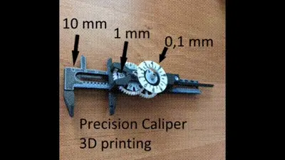 PRECISION CALIPER 3D PRINTING DIY