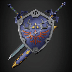 LinkBundle0001-0240-ezgif.com-video-to-gif-converter.gif Zelda Tears Of The Kingdom Shield and Sword for Cosplay
