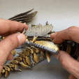 gif-pata-atras.gif 3D file Biting Archaeopteryx・Model to download and 3D print, ergio959