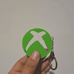 20220519_230739.gif STL file Xbox keychain with optical illusion・3D print model to download, axolote3dlab