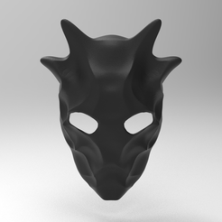 untitledyi.1105.gif Archivo STL mascara mask voronoi cosplay・Diseño de impresión en 3D para descargar, nikosanchez8898