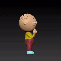 Stewie-Griffin.gif STL file Stewie Griffin・Template to download and 3D print, bacteriomaker3d