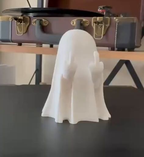 📞 Ghost-Shaped Phone Stand & Decorative Figurine/Phone Holder・Free 3D ...