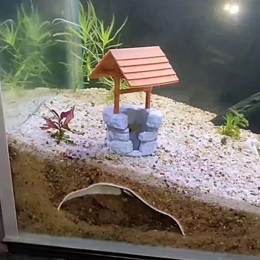 CUEVA-PARA-ACUARIO-EN-FORMA-DE-POZO-DE-AGUA-STL.mp4 AQUARIUM CAVE IN THE FORM OF A WATER WELL / WITH CIRCULATION AND OXYGENATION SYSTEM
