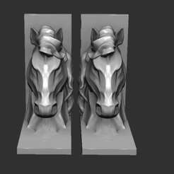 Horse-turntable.gif Télécharger fichier STL Fin du livre sur les têtes de cheval • Plan à imprimer en 3D, CYANIDE