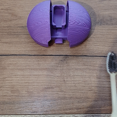 Wall Mounted Toothbrush Holder – Print-in-Place, No Supports