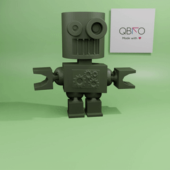 ezgif.com-gif-maker-1.gif Download STL file Flexi mechanic robot • 3D print template, QBKO3D