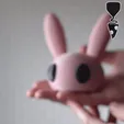 Pencil-rabbit.gif 🐇Cartoon bunny holder for digital pencils