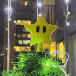 ezgif-3-76e2ff596a.gif Super étoile pour l'arbre de Noël - Super Mario