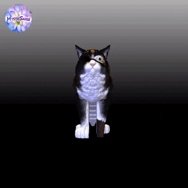 Pirate-Cat-gif.gif Fichier 3D Flexy Pirate Cat - Chat articulé Flexi Cat・Objet imprimable en 3D à télécharger, MysticSaige
