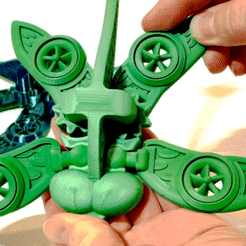 13529510-8132-4627-890E-BBBFC8F1DC62.gif 3D file Mech Dragonfly・3D print object to download, GladiatorDesigns3D