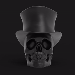 GIF-FINAL-510.gif STL file SKULL SKULL SKULL 05 FOR HALLOWEEN DECORATION・3D printing template to download