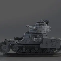 m3_anim_3.gif STL-Datei Grünhäute M3 Kill Wagon Tank・3D-druckbares Modell zum Herunterladen