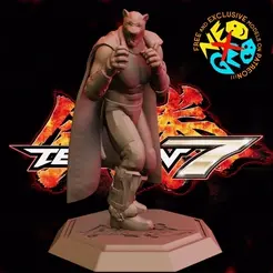 kazumichi☆ 🤴 KAZUMI - TEKKEN 7・Free STL File for ・Cults