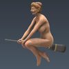 witch_on_broom.gif Файл STL Witch on broom・3D-печатный дизайн для загрузки, Hic-Habitat-3D-Felicitas