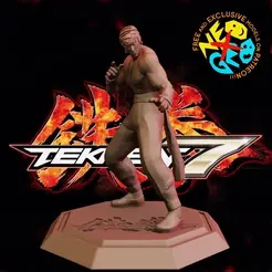 🤴 KAZUMI - TEKKEN 7・Free STL File for ・Cults