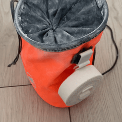 ezgif.com-video-to-gif.gif Free STL file Finger tape holder for chalk bag・3D print object to download