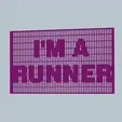 runner.gif 👟RUNNER Textflip - Perfect gift for runners (Model in STL) - decoration