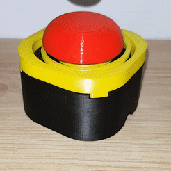bouton anime.gif Download free STL file Emergency button for limit switch / buzzer • 3D print design, Heliox