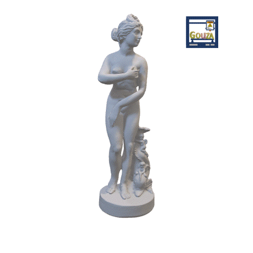 Präsentation1.gif Download STL file Moderne Stil Sexy Schönheit Figur Miniatur Statue/Baden Dance Nude Frau Dame Mädchen • 3D printer design, Gouza-Tech