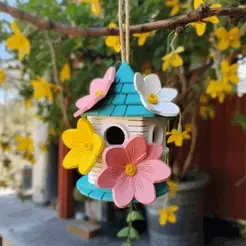 casinha2.gif STL file Birdhouse・3D printing model to download