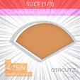 1-3_Of_Pie~4.75in.gif Slice (1∕3) of Pie Cookie Cutter 4.75in / 12.1cm