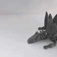 GIFpetitDragon2.gif Mk Dragon Canon, Impression print in place, articulated dragon with missile launcher