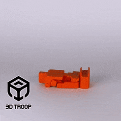 3DTROOPBOT-3DTROOP-GIF.gif Файл STL 3DTROOP BOT 01 - Print in Place・Модель 3D-принтера для скачивания, 3DTROOP
