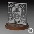 Dwight.gif Dwight Schrute The Office Stained Glass Styled Decorative Ornament