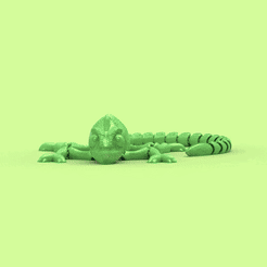ANIMACION-FINAL.35.gif STL-Datei FLEXI-GELENK-CHAMÄLEON・3D-druckbares Modell zum herunterladen