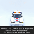 Paris-Police-Car.gif Midnight Club 2 Paris Police Car Body Shell with Dummy Chassis (Xmod and MiniZ)