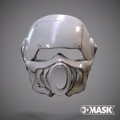 animacion-mask004_15fps.gif 3D MASK 004 Retro space mask fallout style