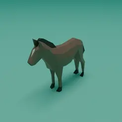 Horse_gif.gif Low Poly Horse