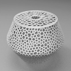 untitled.188.gif Download STL file lamp 2 voronoi lamp • 3D printing design, nikosanchez8898