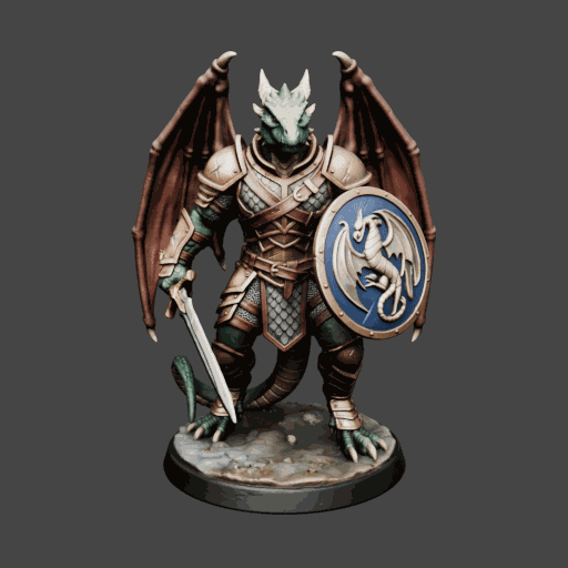 Dragon Knight Gladiator Miniature