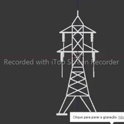 Simple-electric-power-tower.gif 3D Electric Power Tower Model