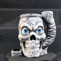 360.gif Skull Dice Tower can cozy design