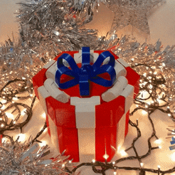 VIDEO-GIF.gif STL file MECHANICAL CHRISTMAS GIFT BOX・3D print design to download, EduCA