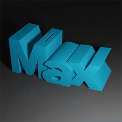 max360.gif STL-Datei Max Sparschwein - Neue Version・3D-druckbare Vorlage zum herunterladen