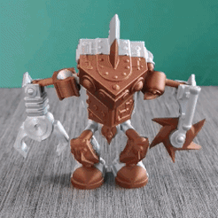 Mech-X-Demo-GIF.gif Free STL file MECH-X -> No glue / No supports / Easy print and assembly!・3D printing model to download, DanDerDrucker